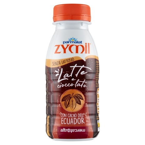 Zymil Alta Digeribilità Senza Lattosio Latte e cioccolato con Cacao dell'Ecuador altromercato 250 ml